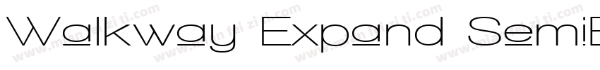 Walkway Expand SemiBold字体转换